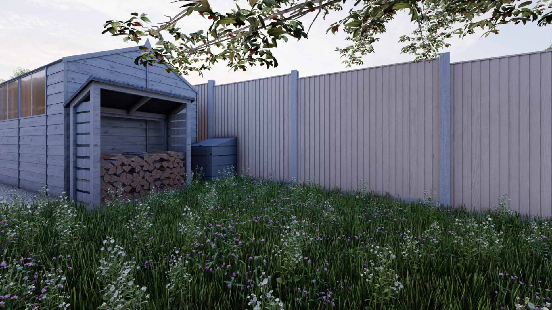 Long Narrow Garden Design garden design project