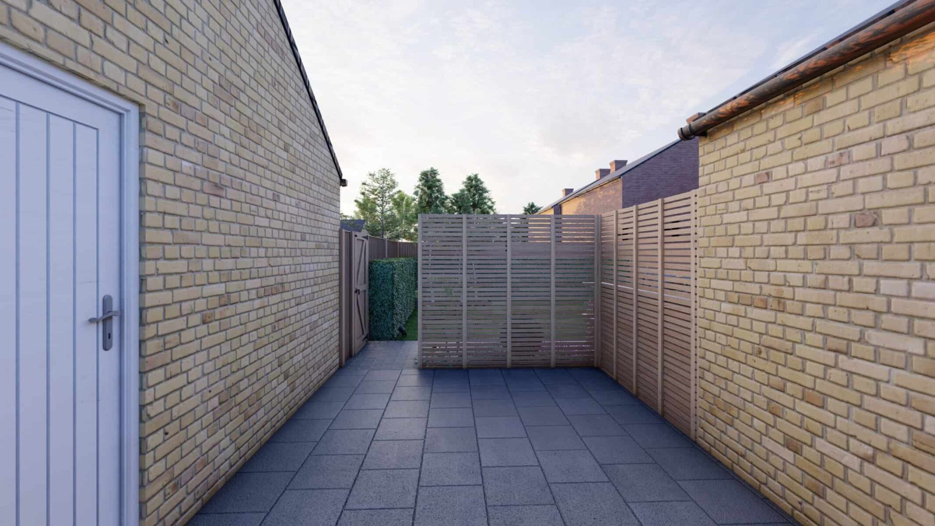 Newbuild Entertaining Space garden design project