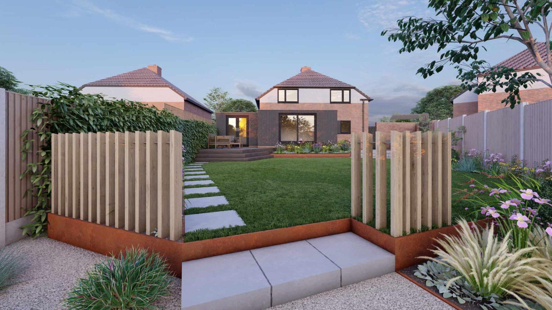 Angular Garden Design garden design project