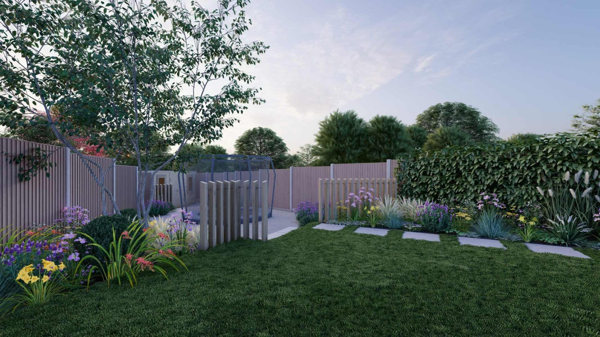 Angular Garden Design garden design project
