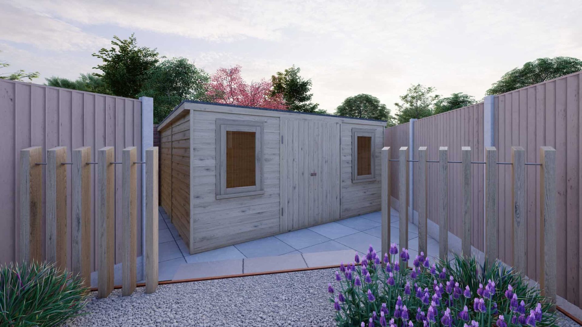 Angular Garden Design garden design project