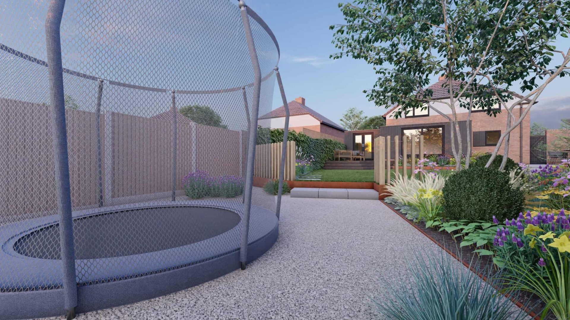 Angular Garden Design garden design project