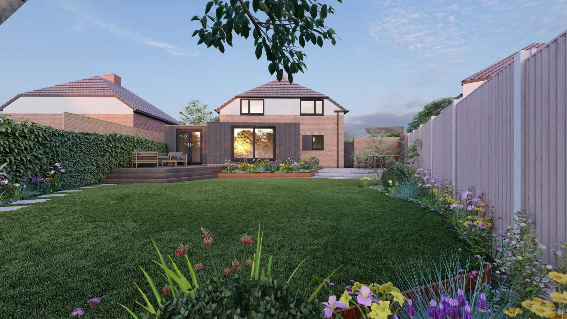 Angular Garden Design garden design project