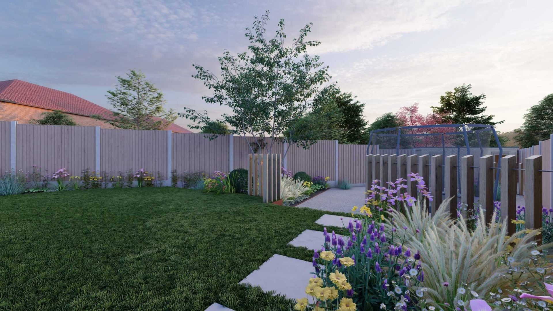 Angular Garden Design garden design project