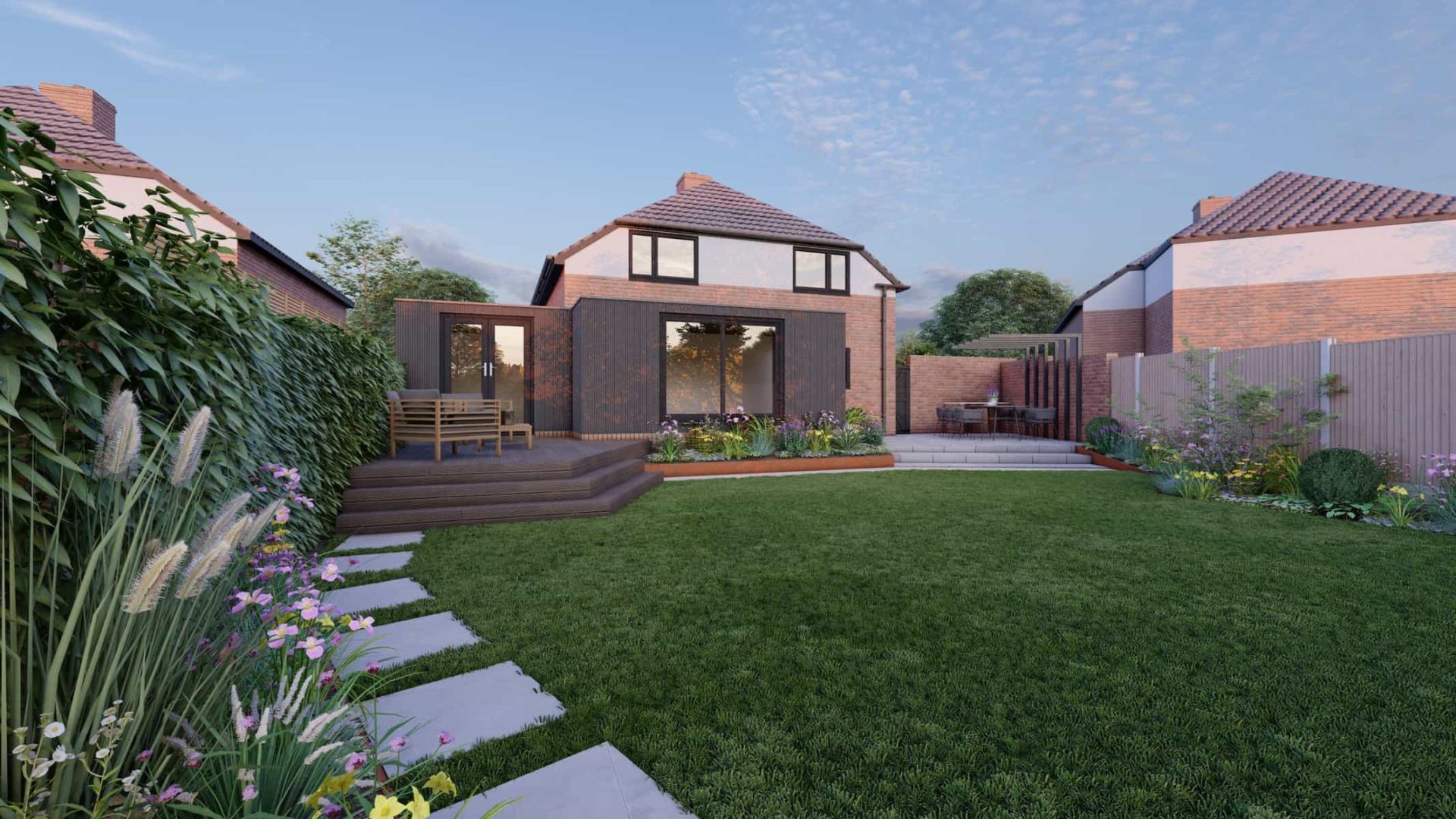 Angular Garden Design garden design project