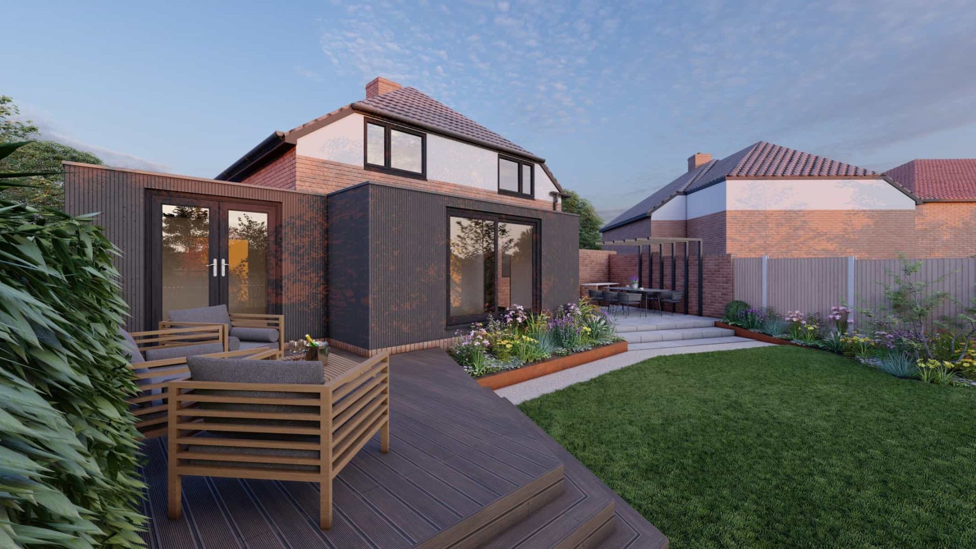 Angular Garden Design garden design project