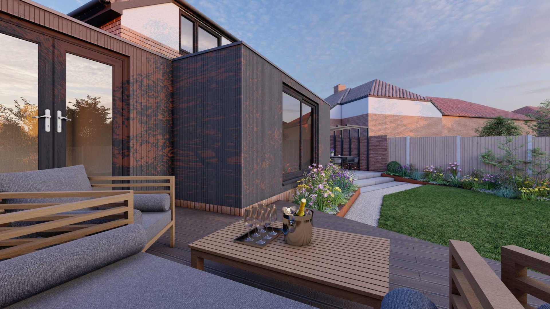 Angular Garden Design garden design project