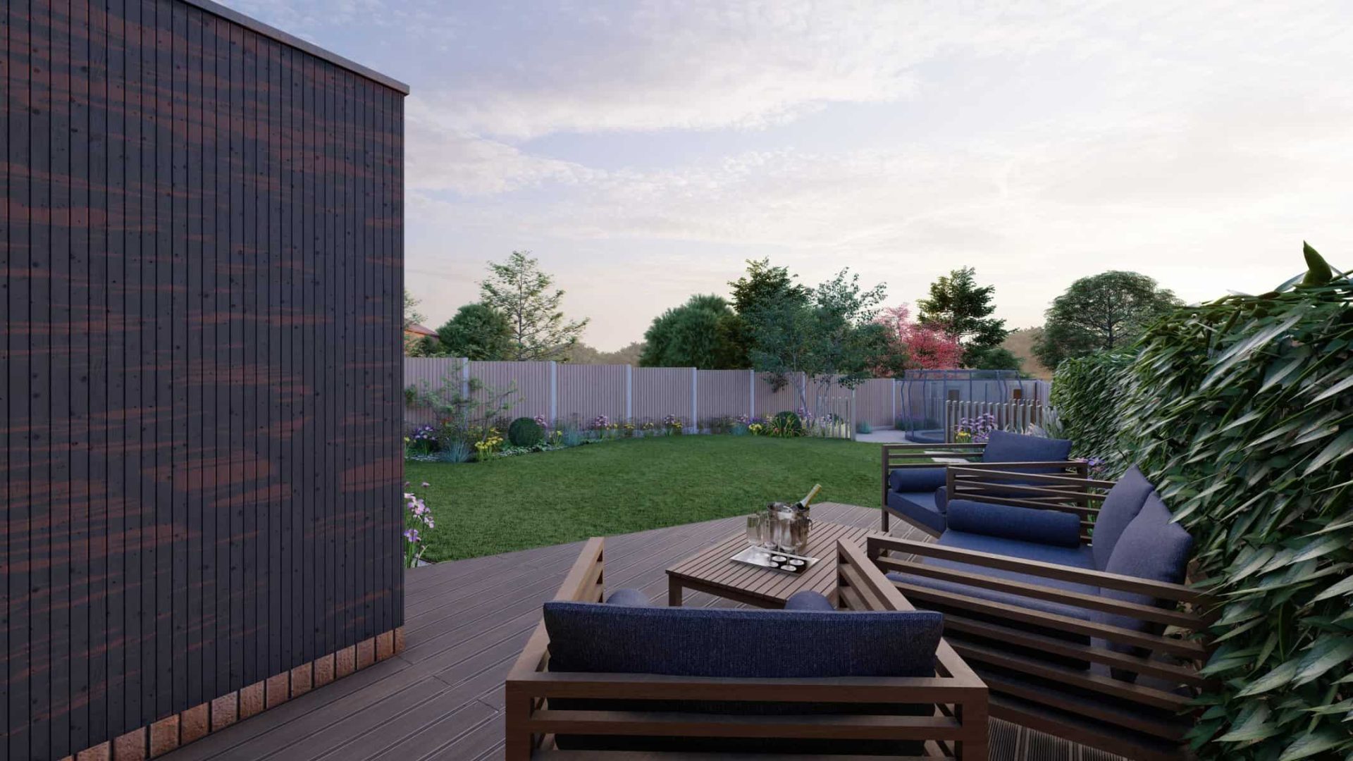 Angular Garden Design garden design project