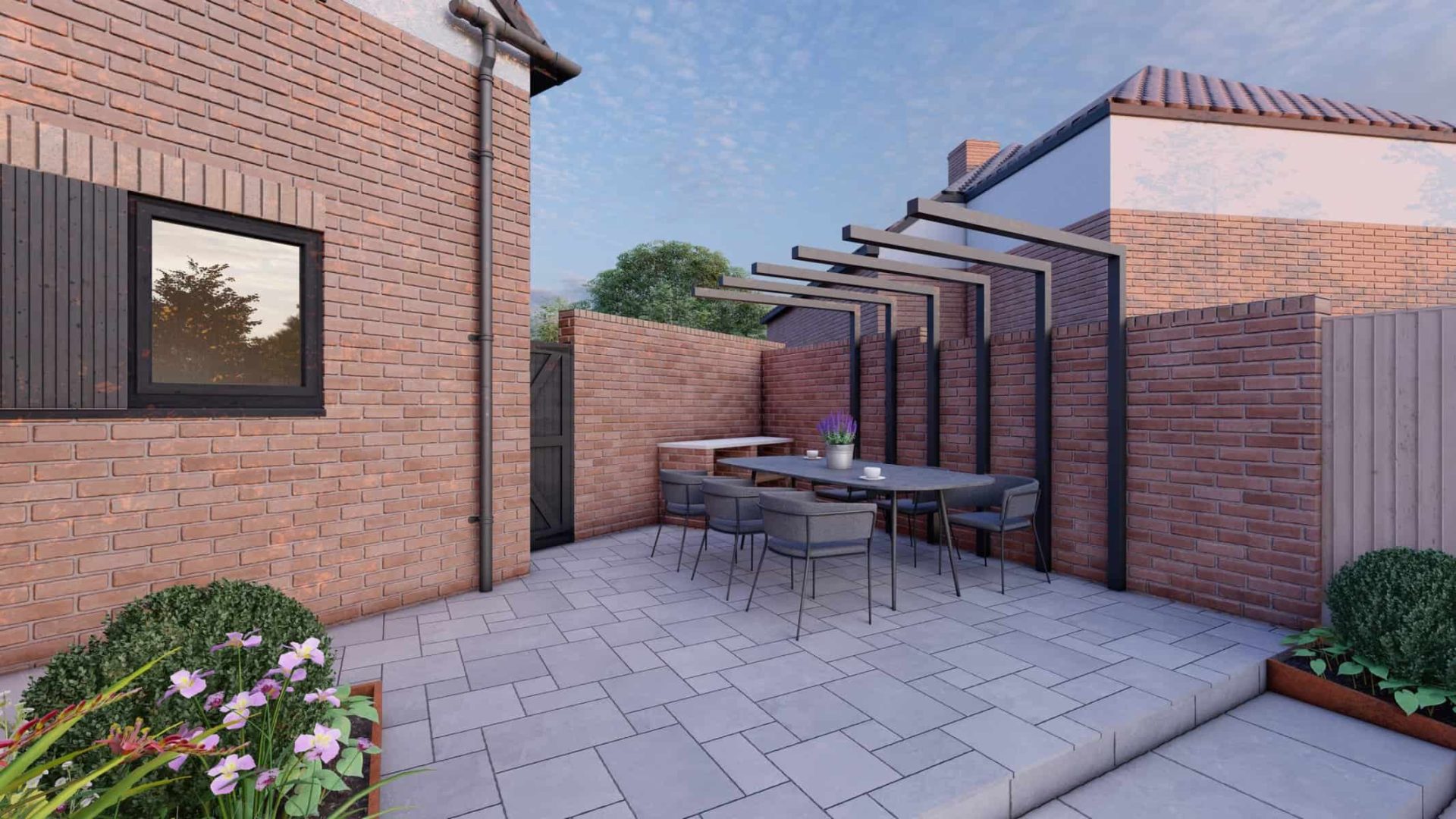Angular Garden Design garden design project