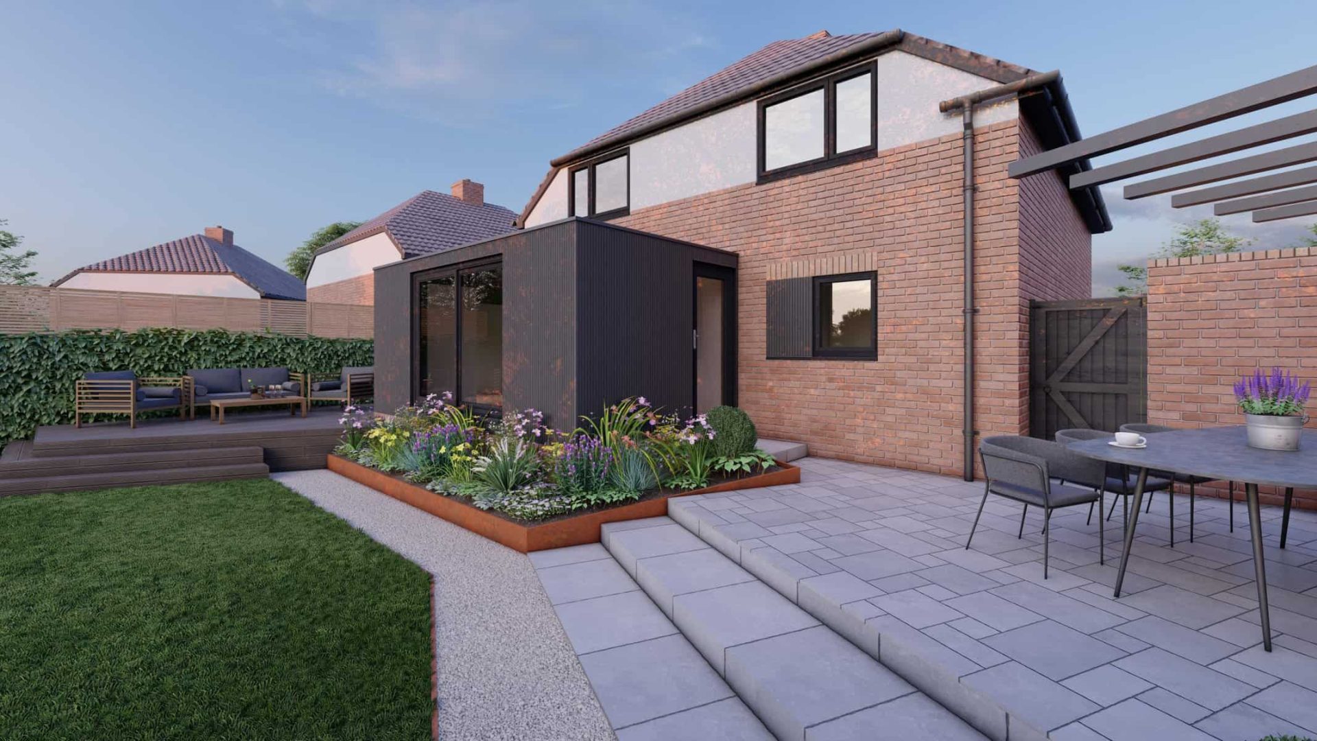 Angular Garden Design landscaping project