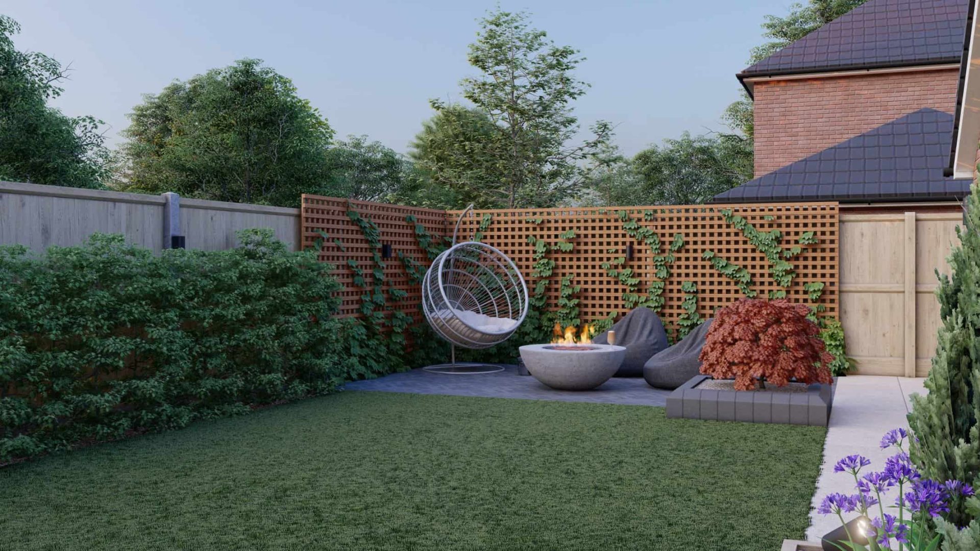 Enticing Family Garden garden design project
