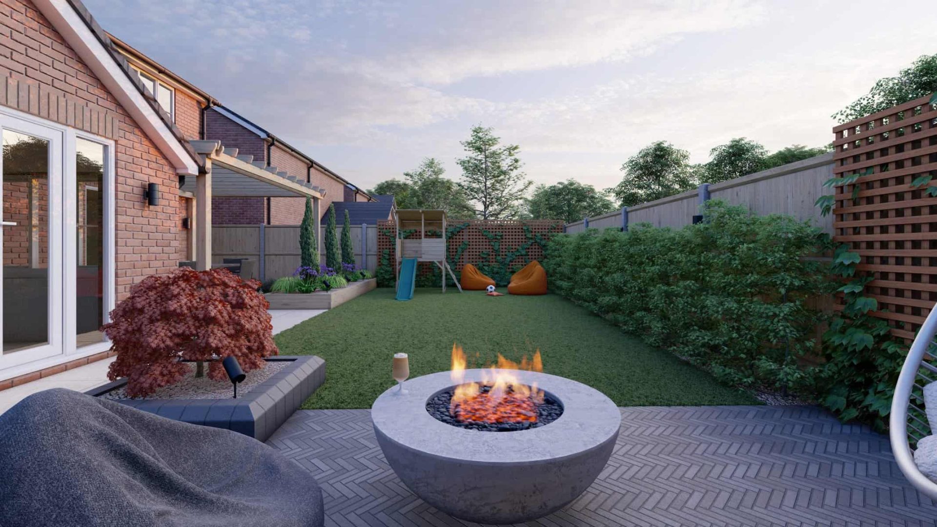 Enticing Family Garden garden design project