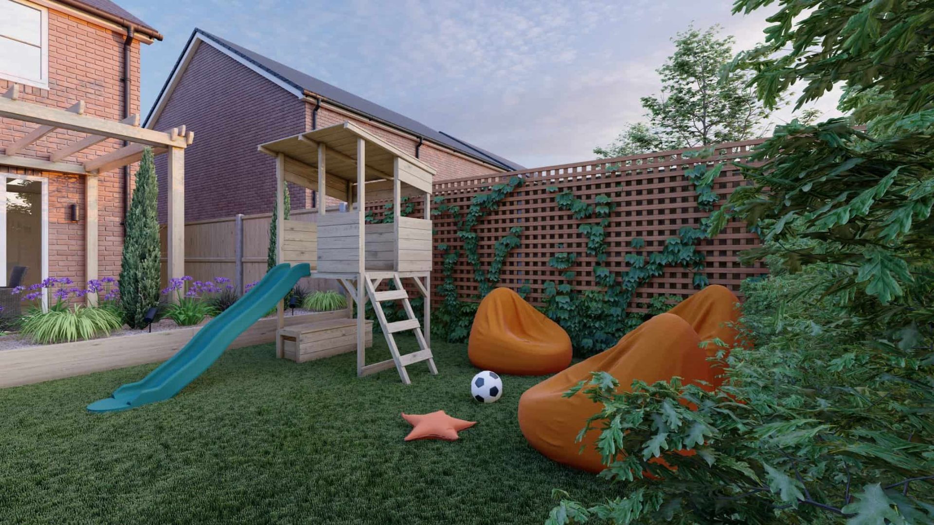 Enticing Family Garden garden design project