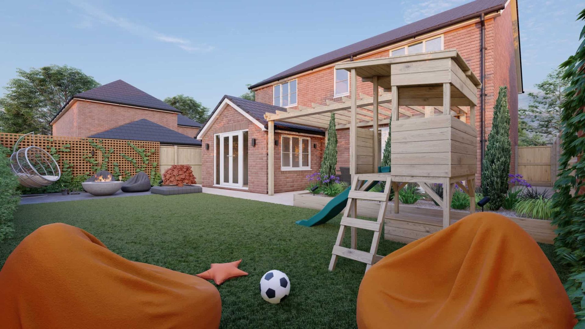 Enticing Family Garden garden design project