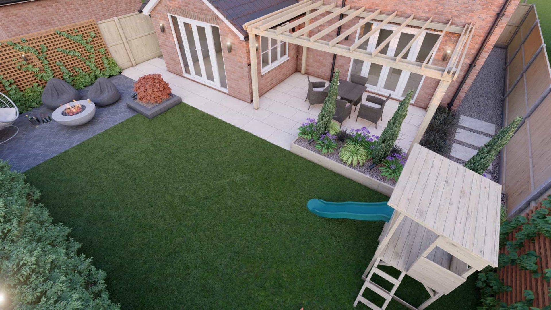 Enticing Family Garden garden design project