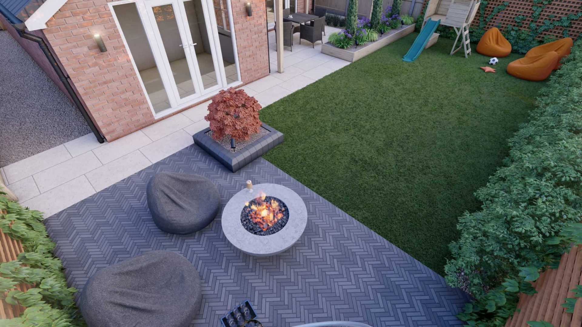 Enticing Family Garden garden design project