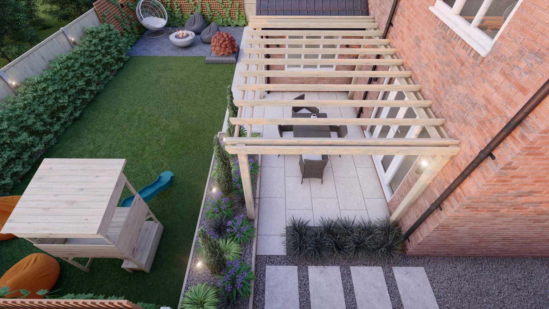Enticing Family Garden garden design project