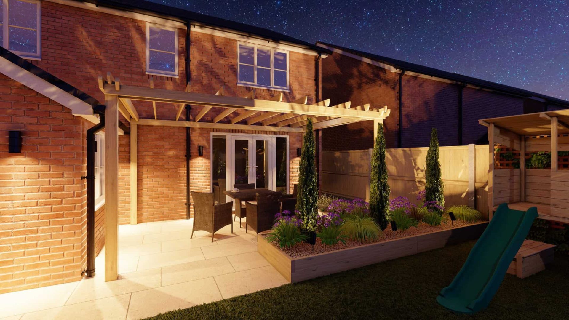 Enticing Family Garden garden design project
