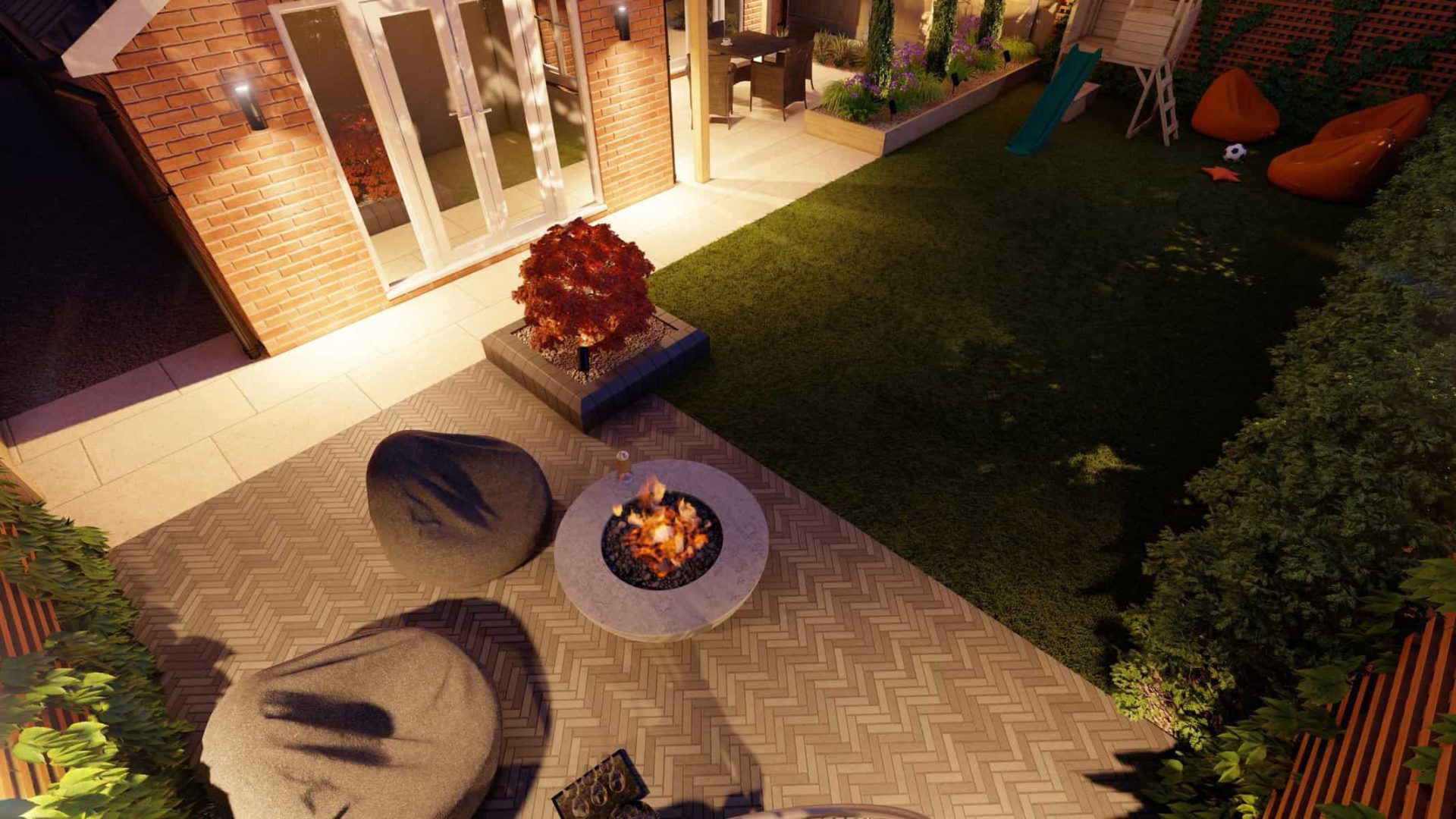 Enticing Family Garden garden design project