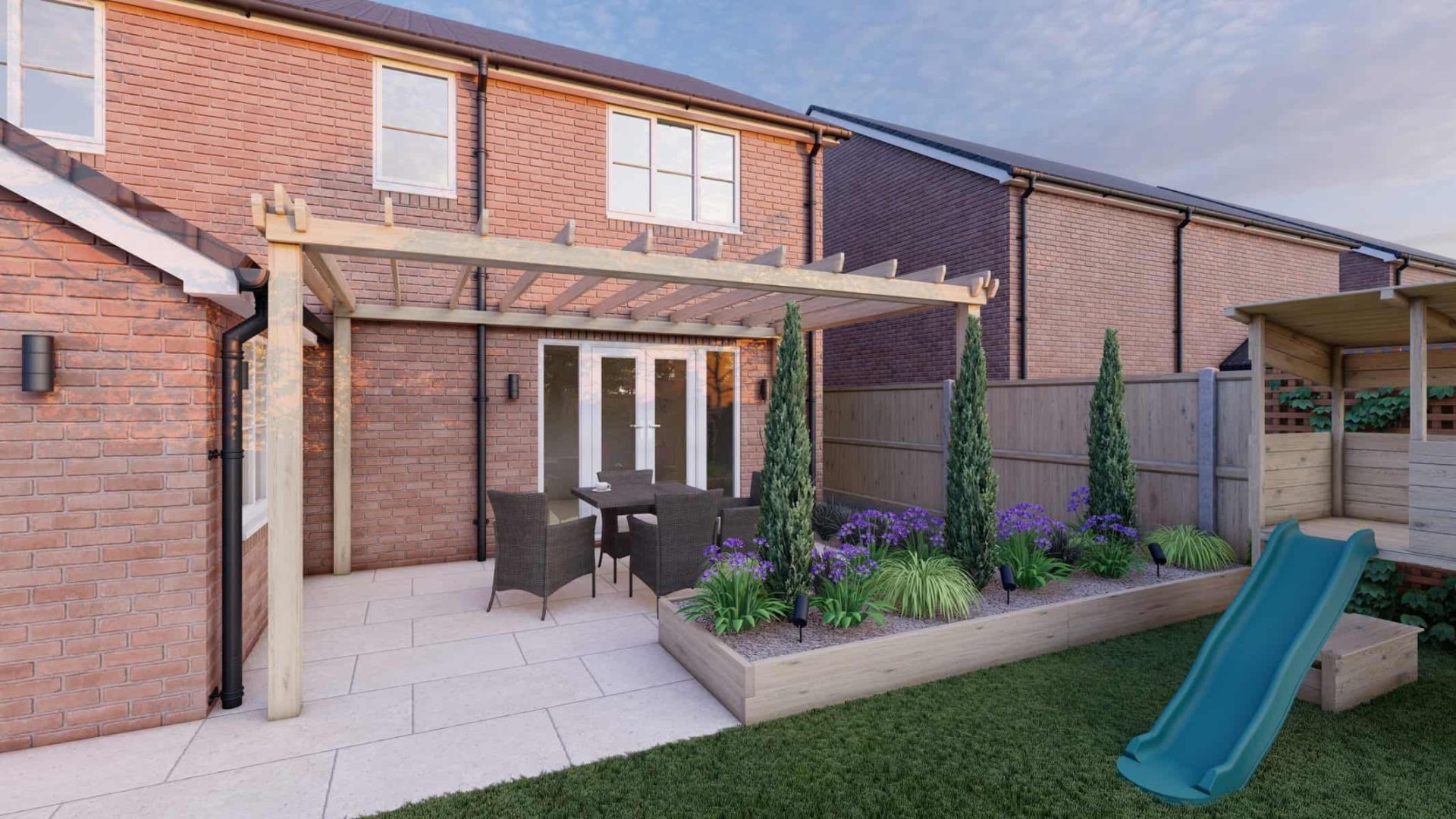 Enticing Family Garden garden design project