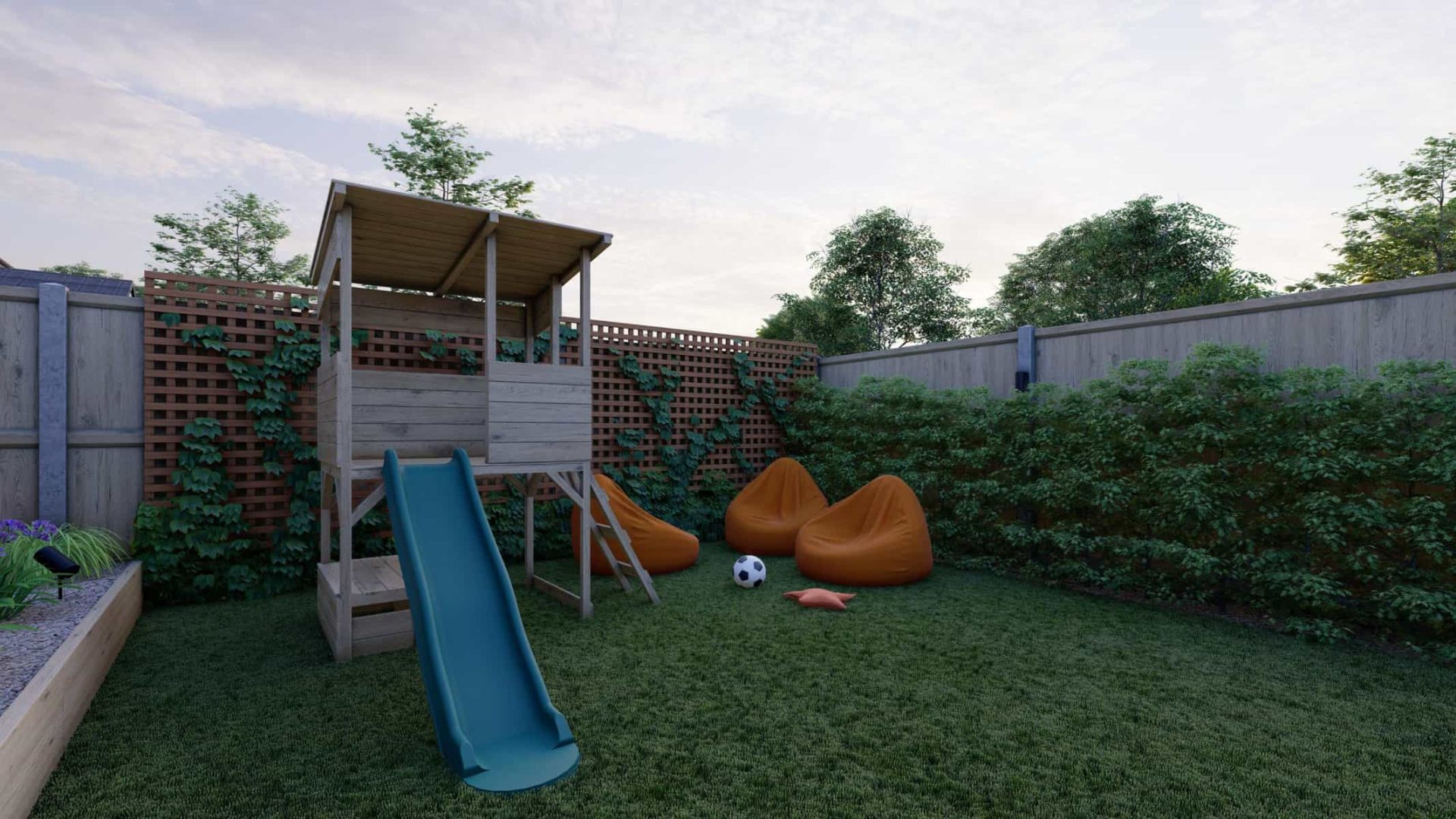 Enticing Family Garden garden design project