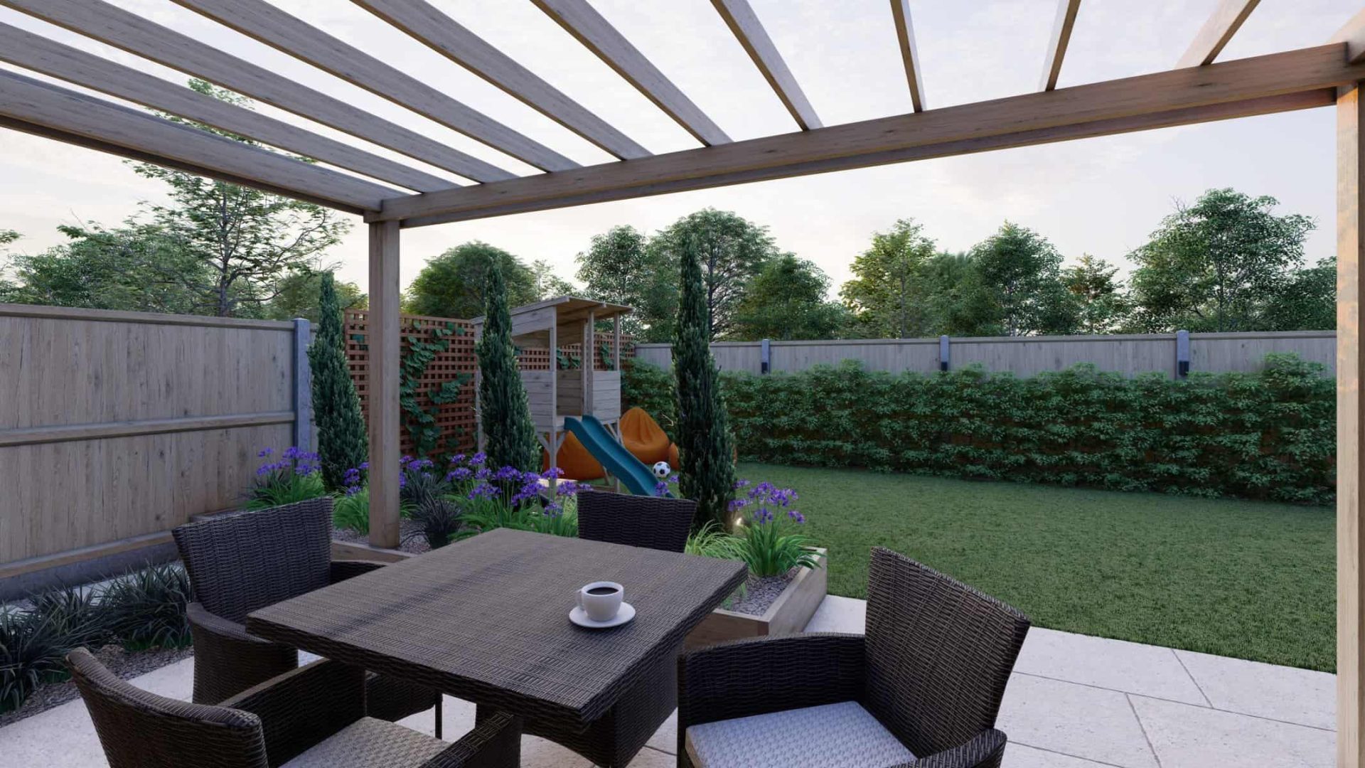 Enticing Family Garden garden design project