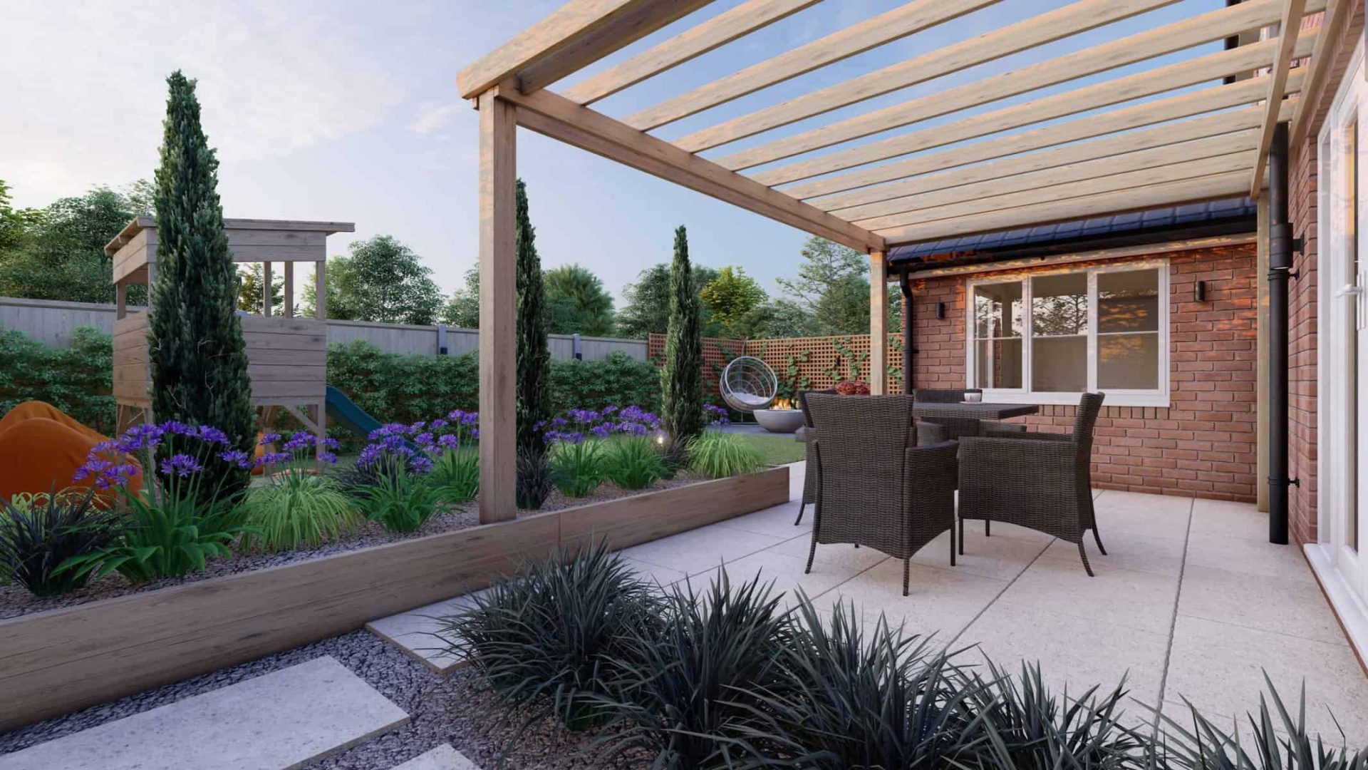 Enticing Family Garden garden design project