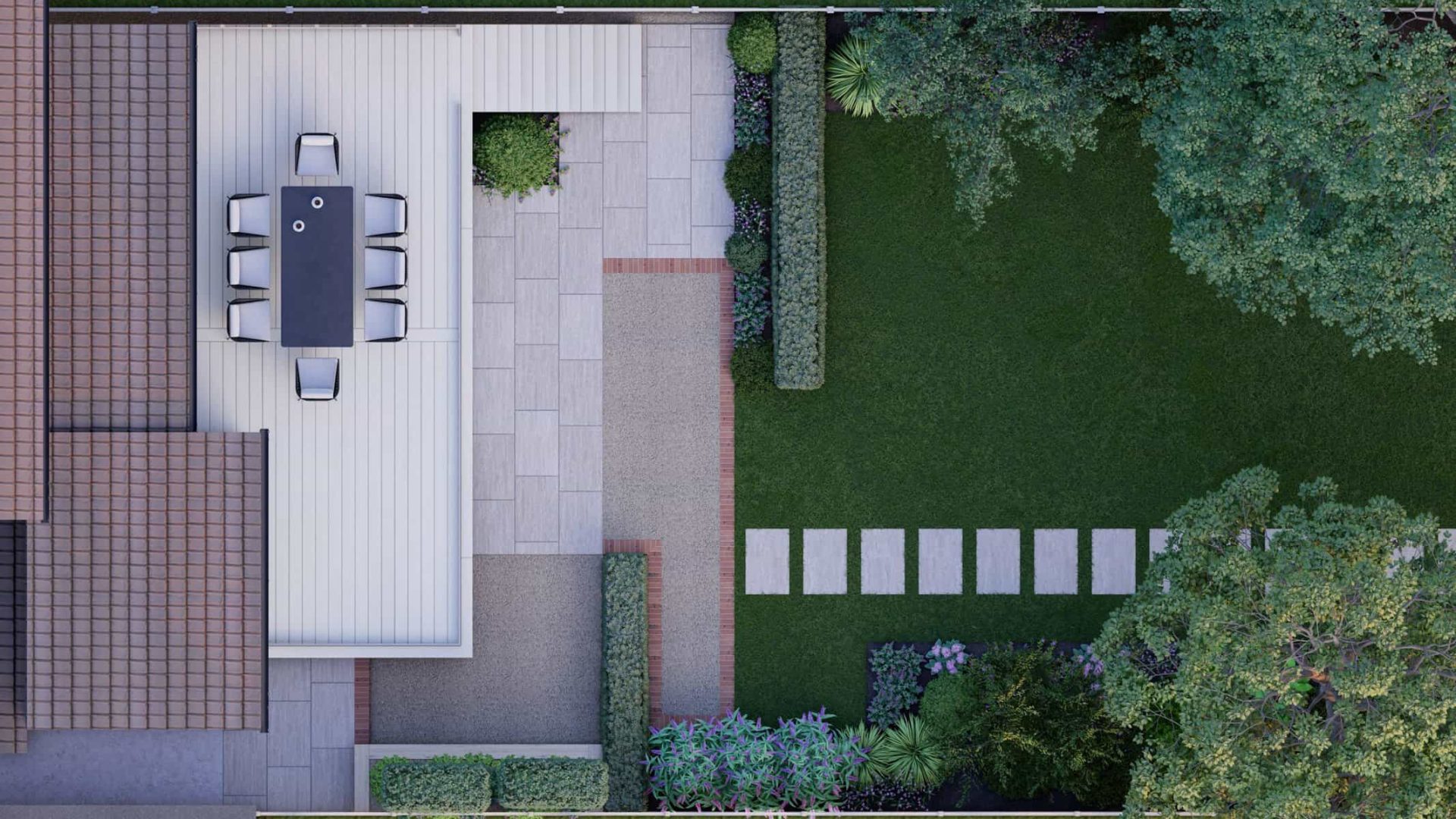 Lush Luminary Oasis garden design project