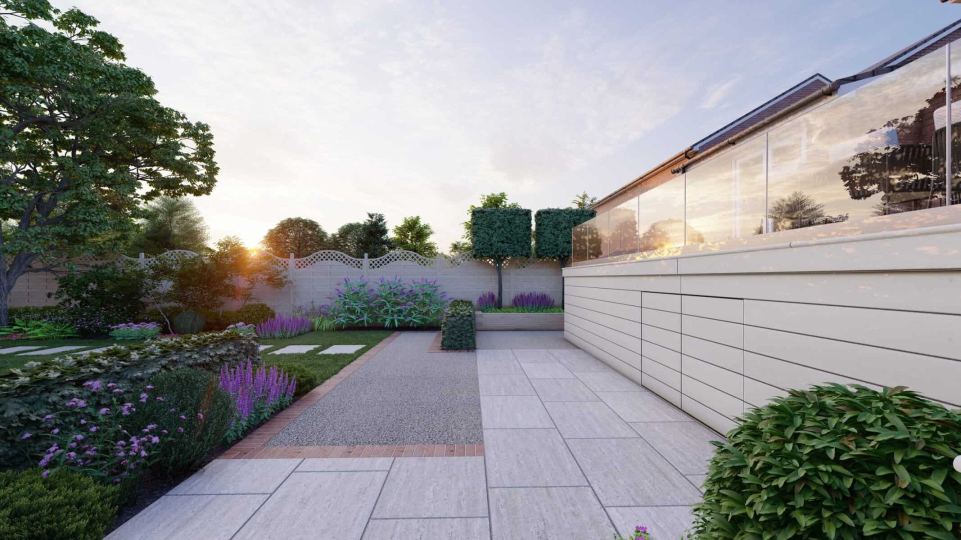 Lush Luminary Oasis garden design project