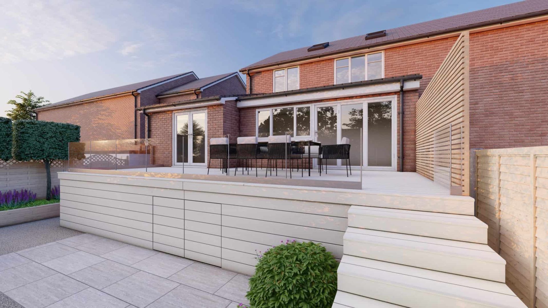 Lush Luminary Oasis landscaping project
