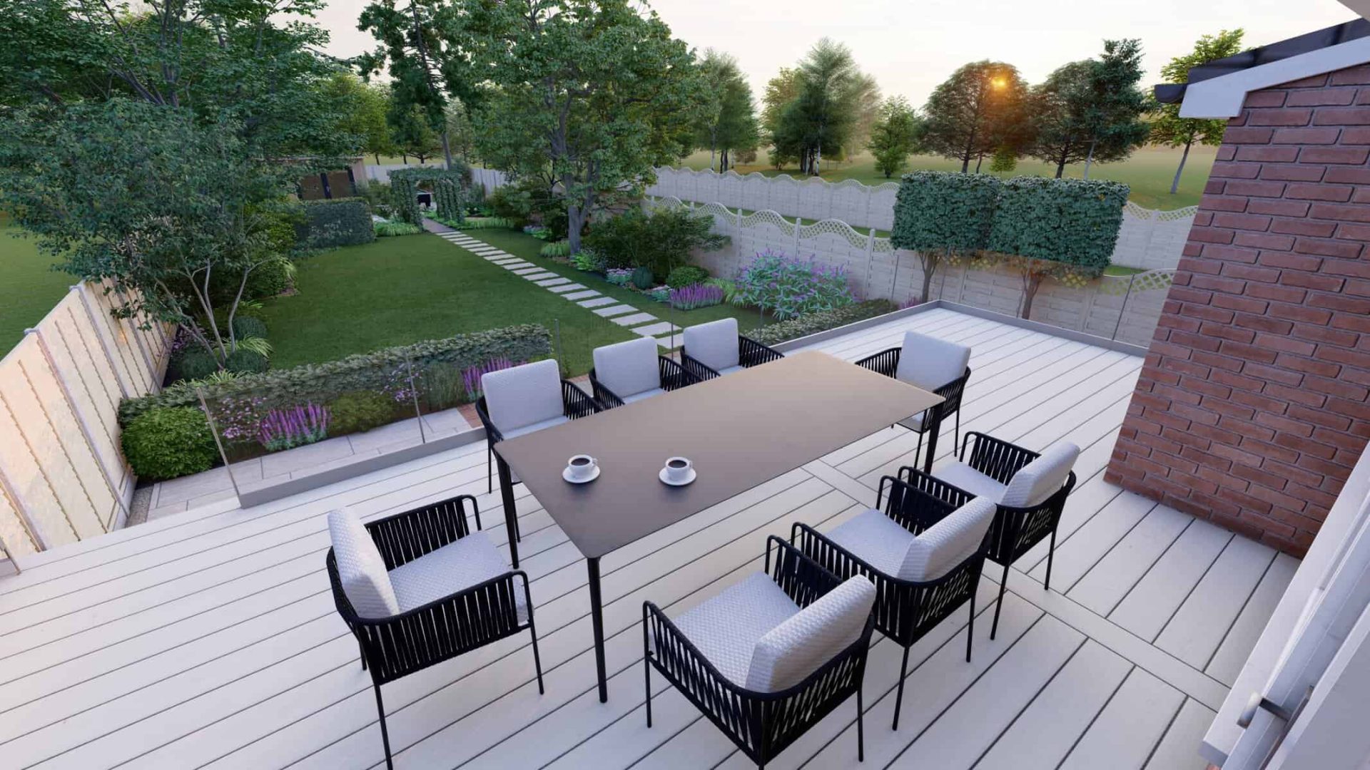 Lush Luminary Oasis garden design project