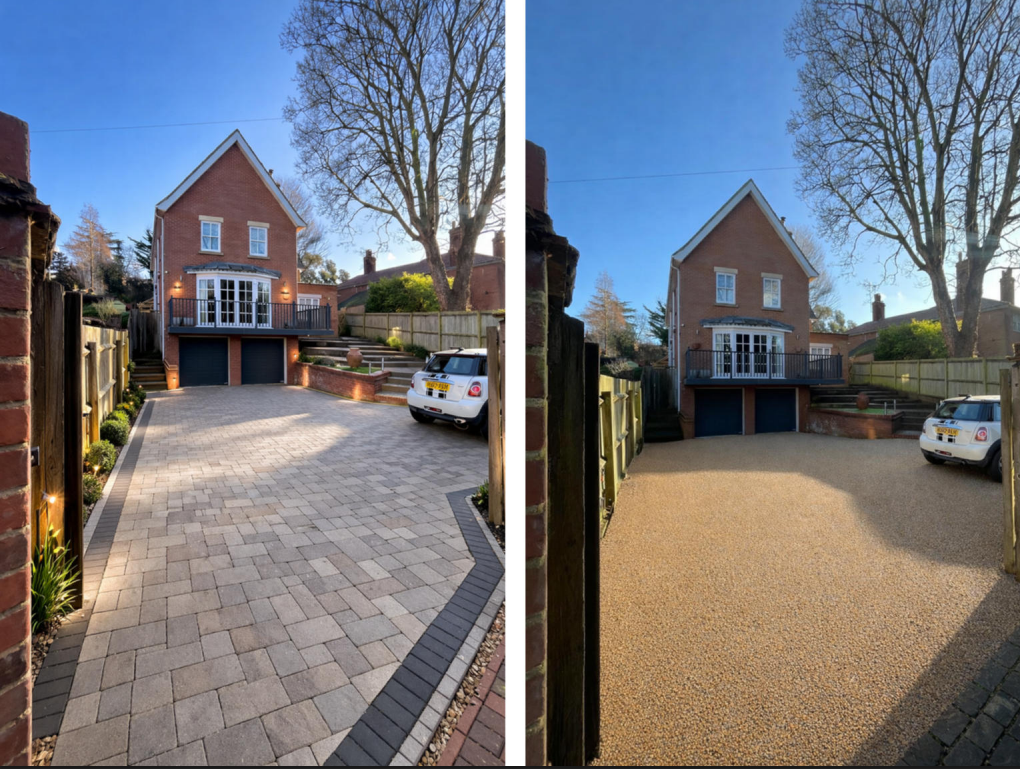 Garden design plan for the Permeable Driveway with Room to Turn project in Hitchin.