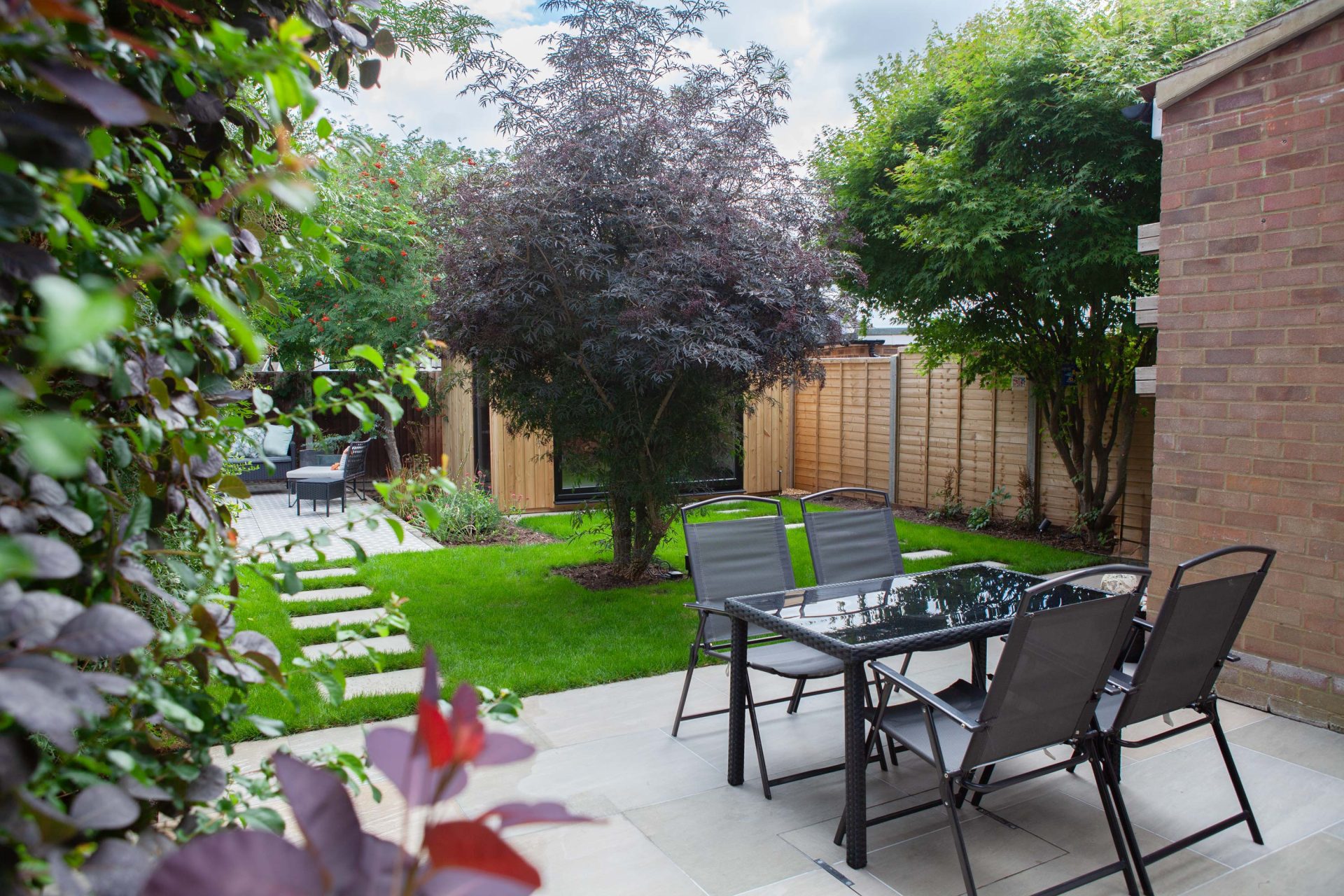 Herts Drives Landscapes Hitchin Hb in the finished Terrace, Lawn & Garden Room garden in Hitchin.