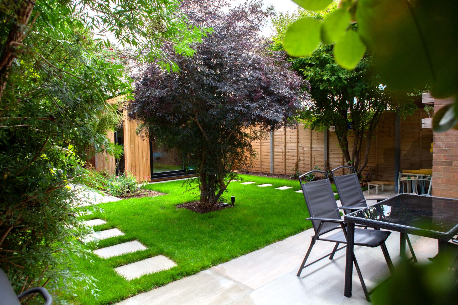 Herts Drives Landscapes Hitchin Hb in the finished Terrace, Lawn & Garden Room garden in Hitchin.