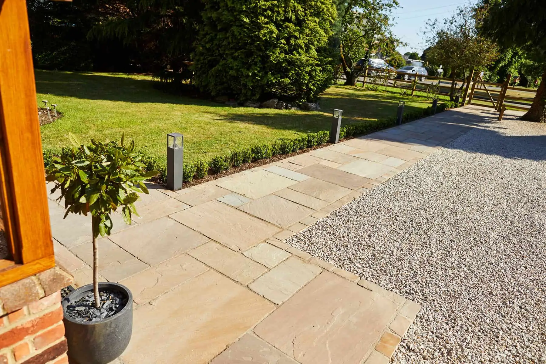 Barnlight Courtyard landscaping project