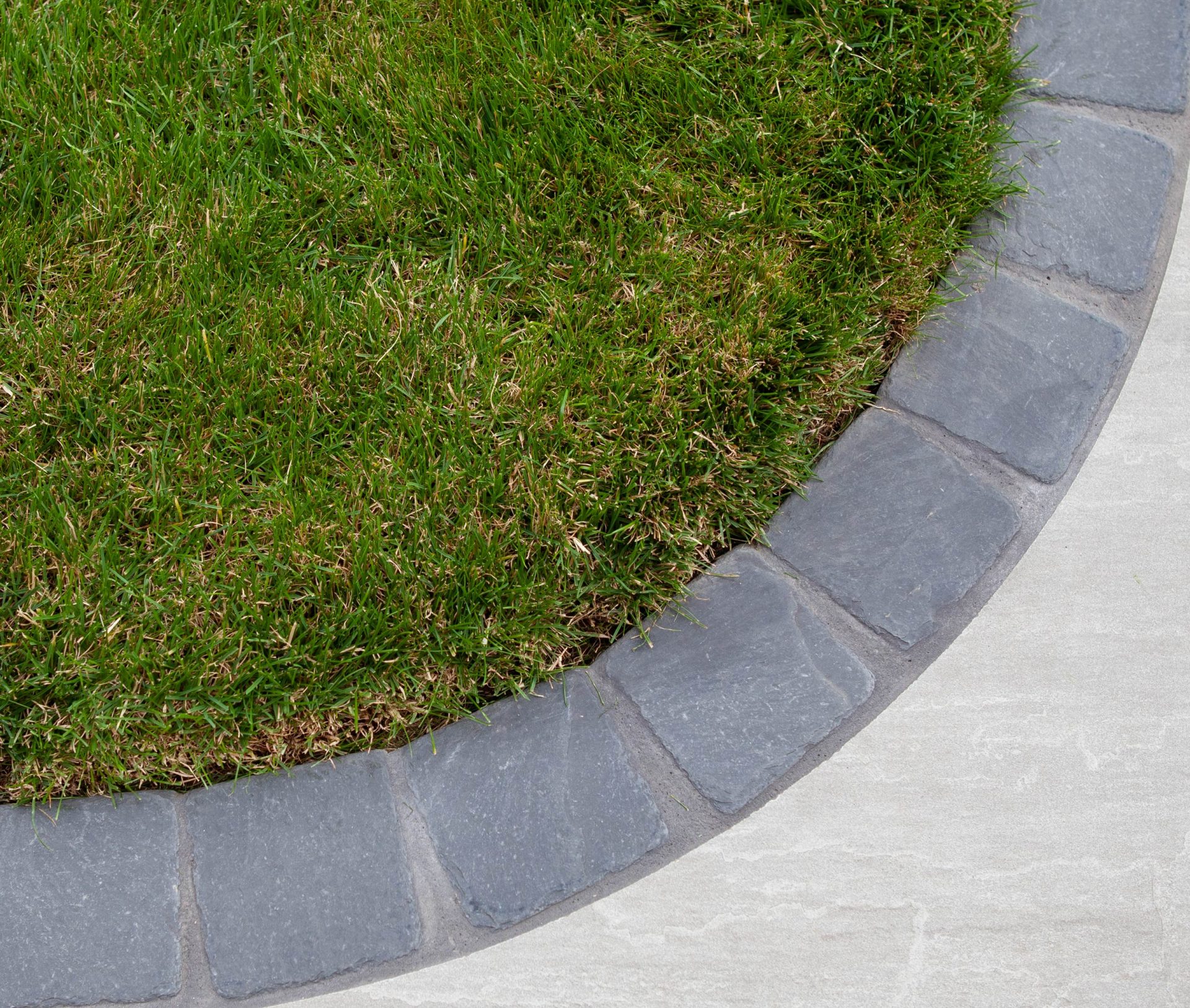 Hertfordshiredrivesandlandscapes Luton Nj in the finished Three Patios & Central Lawn garden in Luton.