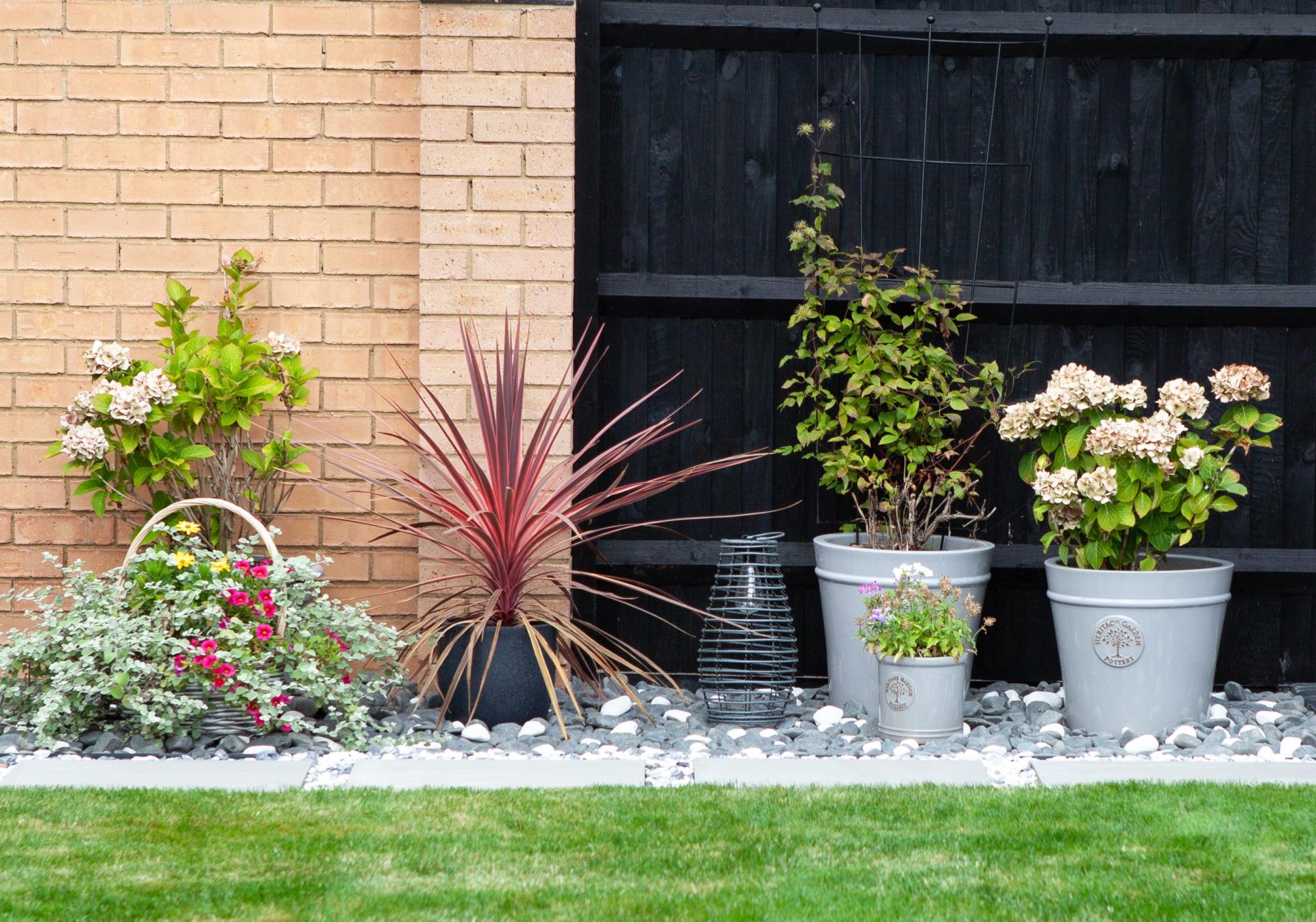 Hertfordshiredrivesandlandscapes Luton Nj in the finished Three Patios & Central Lawn garden in Luton.