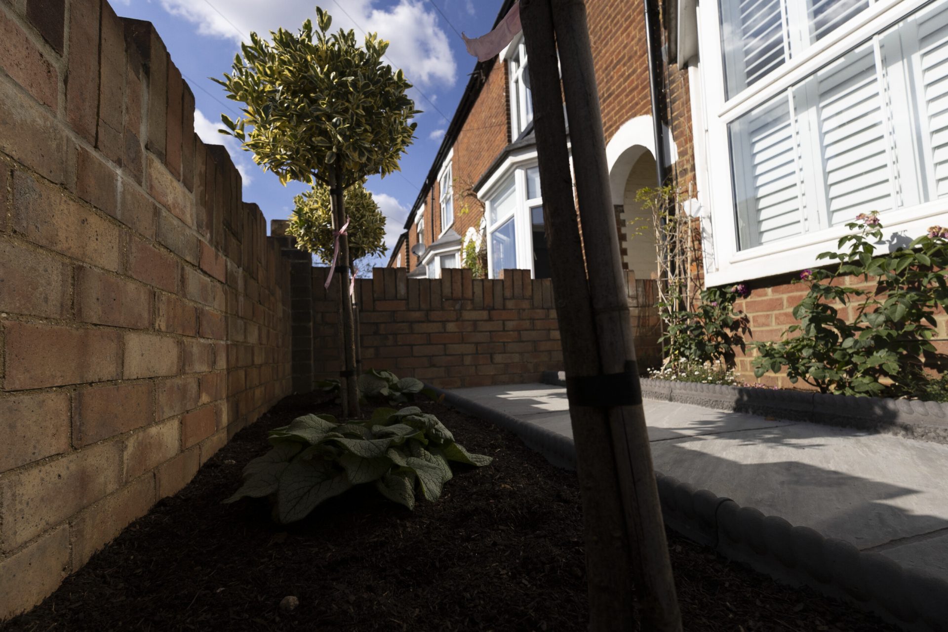Img in the finished Pattern & Passage garden in Hitchin.