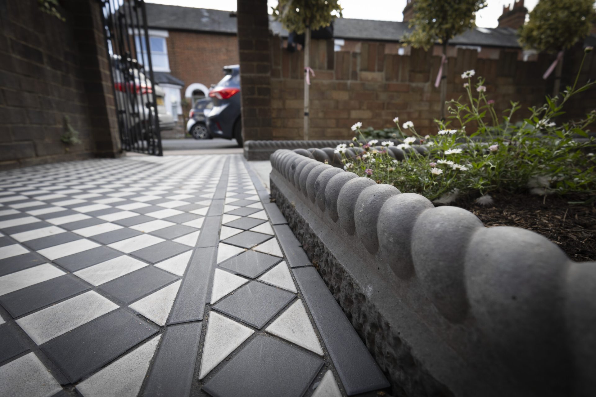 Img in the finished Pattern & Passage garden in Hitchin.