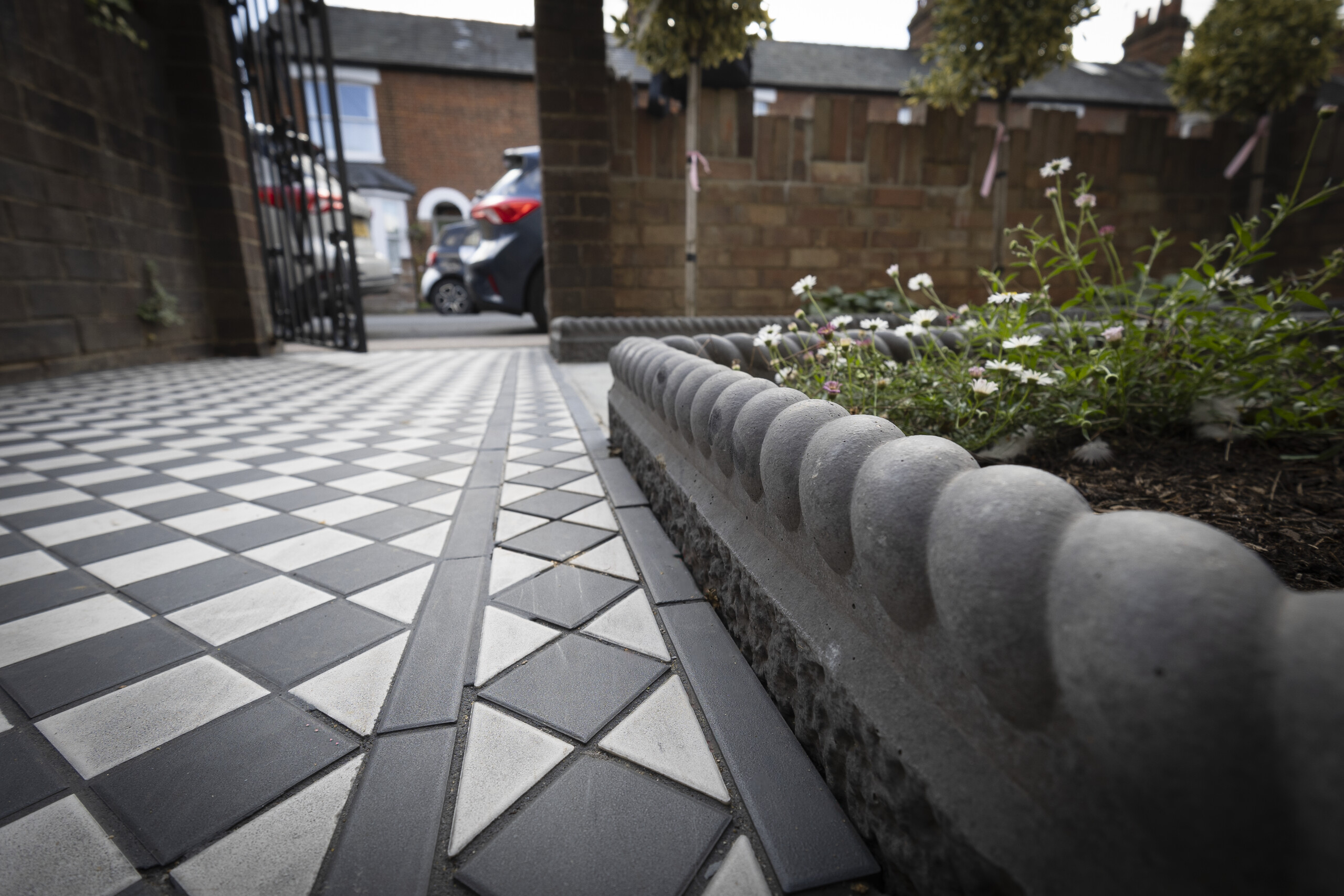 Img in the finished Pattern & Passage garden in Hitchin.