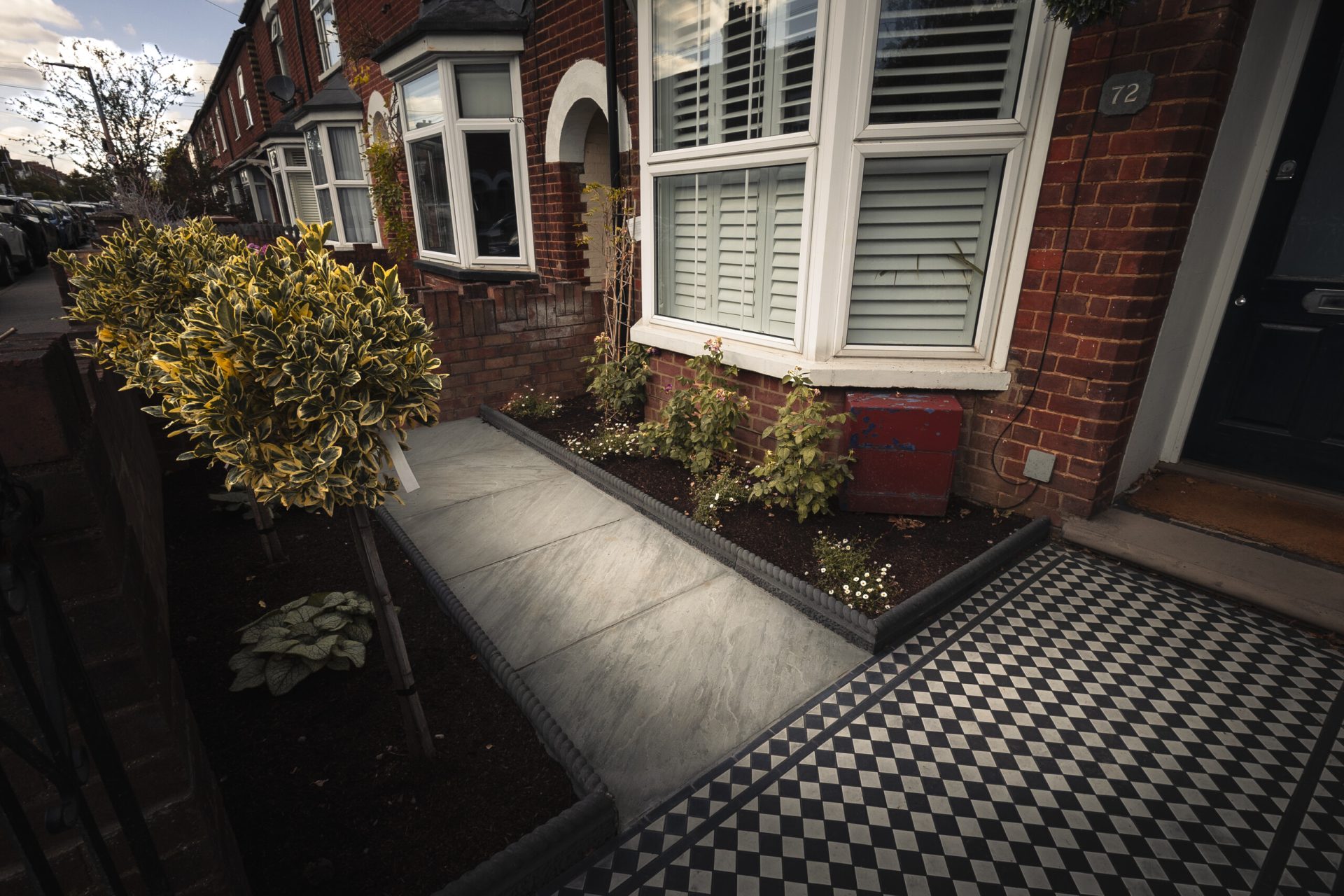 Img in the finished Pattern & Passage garden in Hitchin.